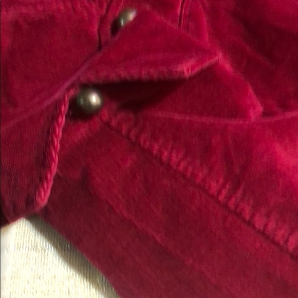 Coldwater Creek deep red corduroy jacket - Picture 2 of 2